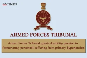 Army disability pension for hypertension