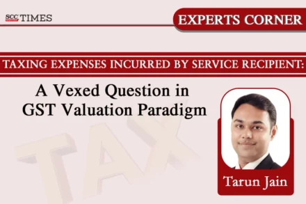 Taxing expenses incurred by service recipient