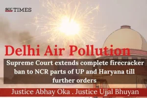 Complete firecracker ban in Delhi NCR