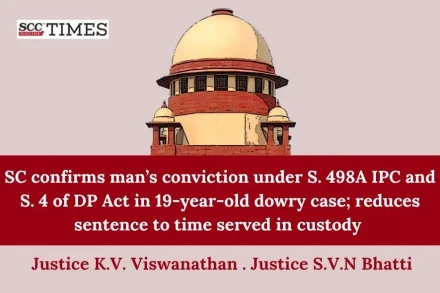 Conviction under S. 498A IPC