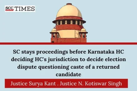 election dispute caste of returned candidate