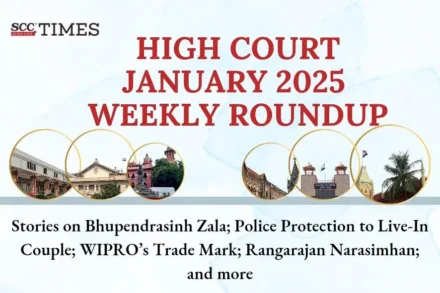 High Court weekly Round Up