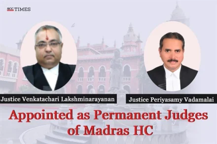 Justice Venkatachari Lakshminarayanan Justice Periyasamy Vadamalai