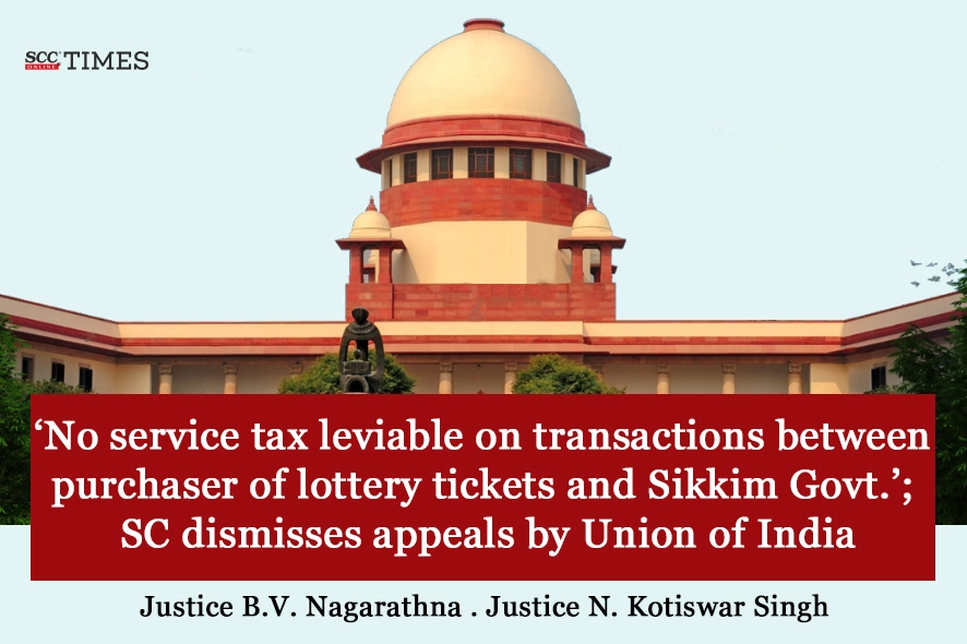 lottery ticket purchase service tax