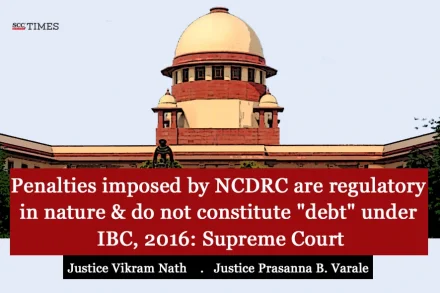 NCDRC penalties debt IBC