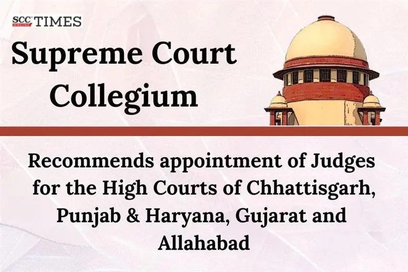 Appointment of Judges