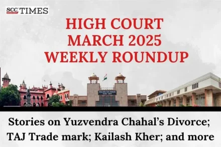 High Court Weekly Roundup